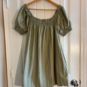 Free People Mila Minidress. Sage Green. Size M.